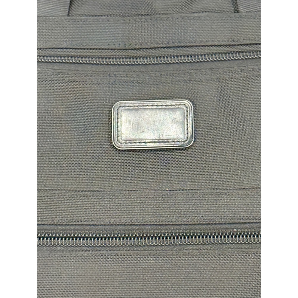 Tumi Black Ballistic Nylon Wheeled Briefcase Laptop Bag Travel Carry On - Picture 3 of 11
